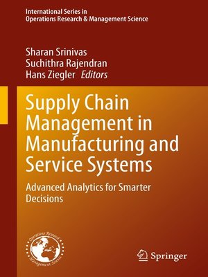cover image of Supply Chain Management in Manufacturing and Service Systems